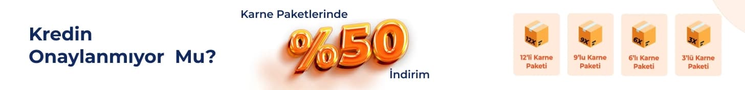 Kredin Onaylanmıyor mu Paket Listeleme Banner