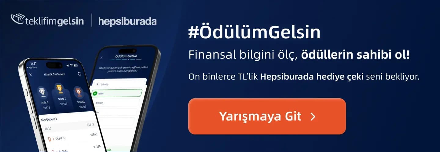 ÖdülümGelsin Banner