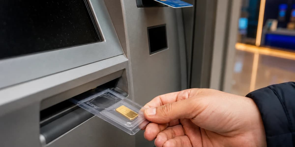 Bazı bankalar, pilot olarak belirlenen ATM’lerde banka kartı, kredi kartı veya QR kodla ödeme karşılığında güvenlikli ambalaj içinde fiziki gram altın satışına başladı.
